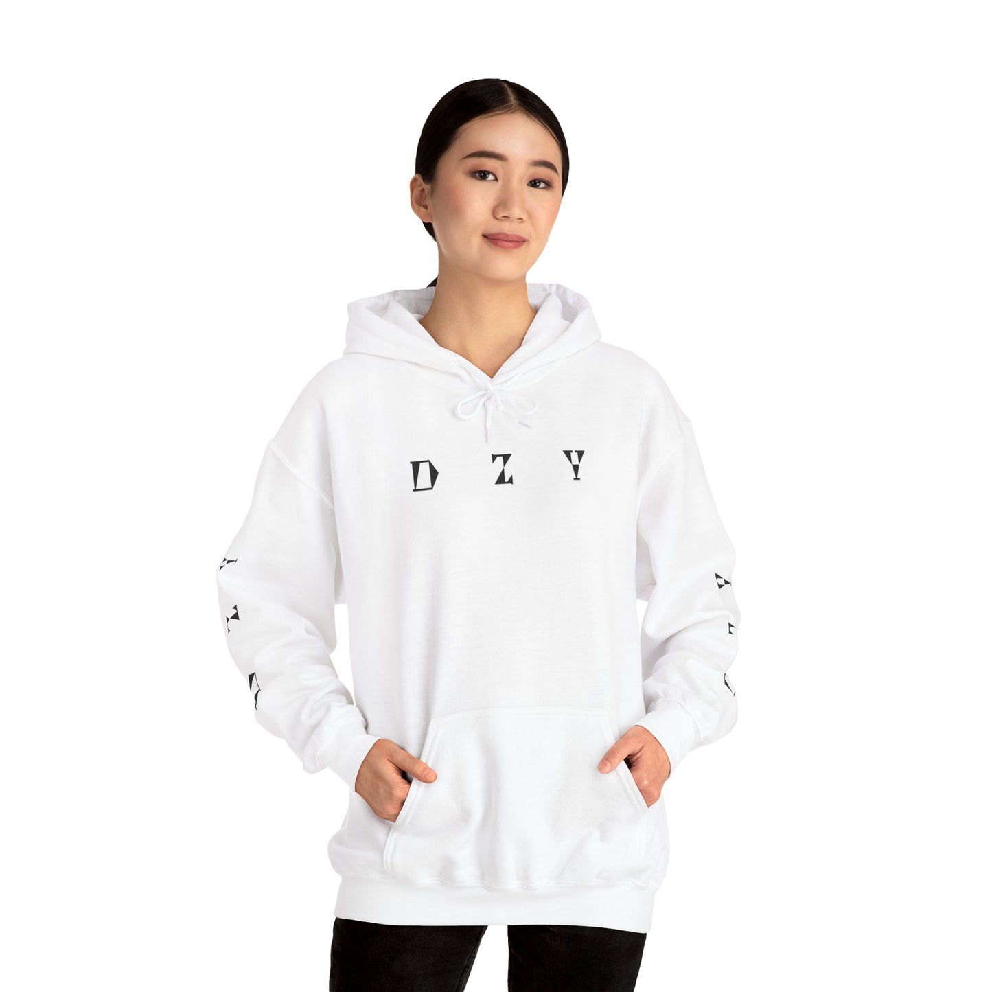 DZY Unisex Heavy Blend Hooded Sweatshirt - Trendy and Playful Design for Everyday Wear