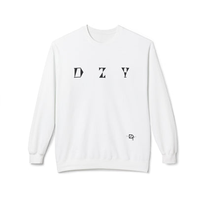 Unisex Softstyle Fleece Crewneck Sweatshirt - 'DZY' Front & Space Doodles Back Design