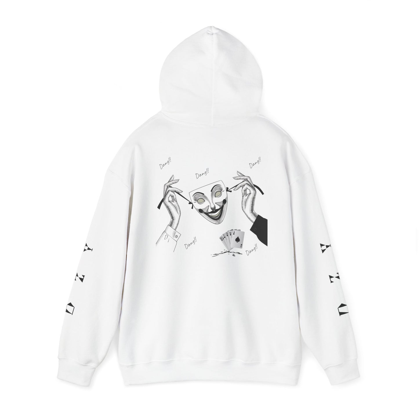 DZY Unisex Heavy Blend Hooded Sweatshirt - Trendy and Playful Design for Everyday Wear