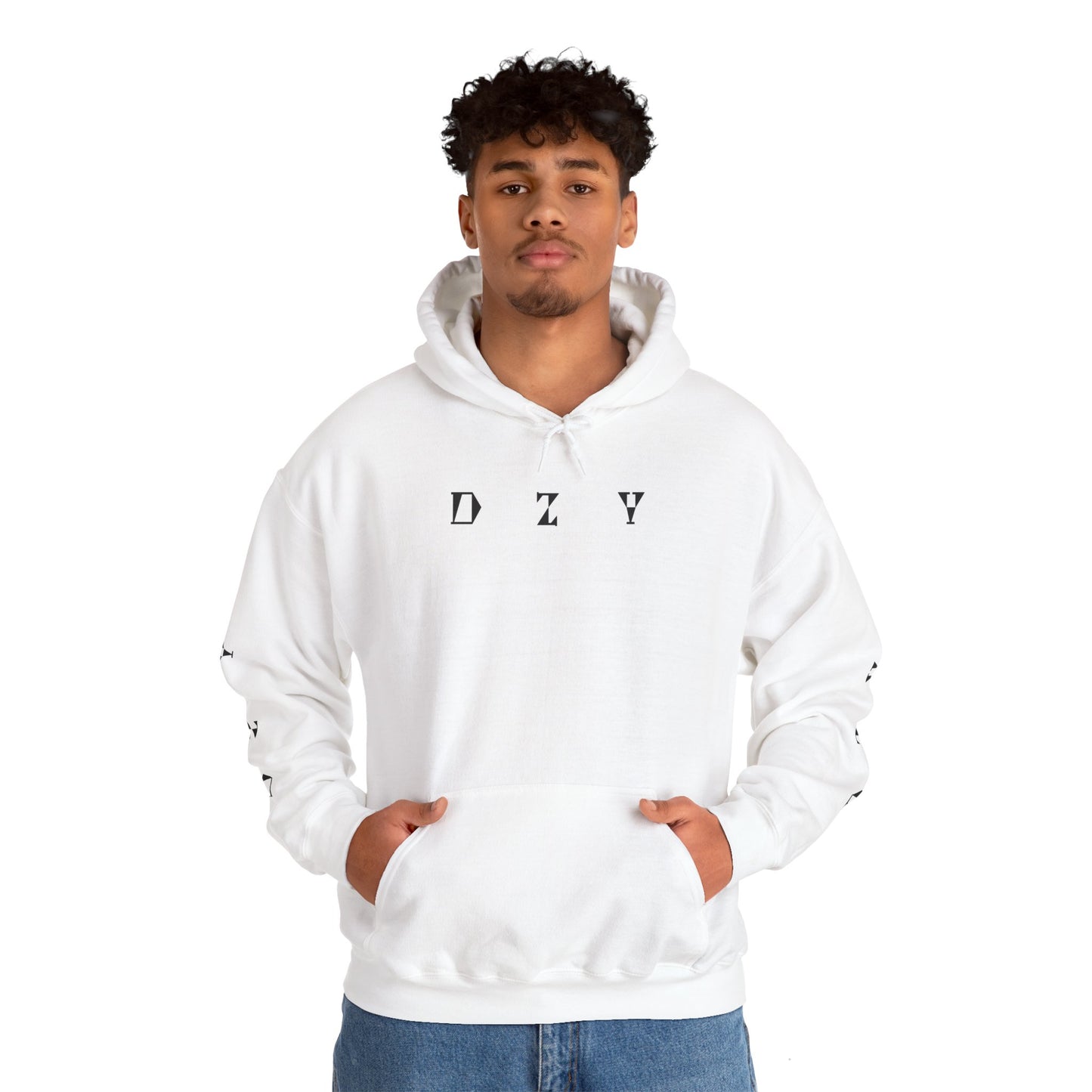 DZY Unisex Heavy Blend Hooded Sweatshirt - Trendy and Playful Design for Everyday Wear