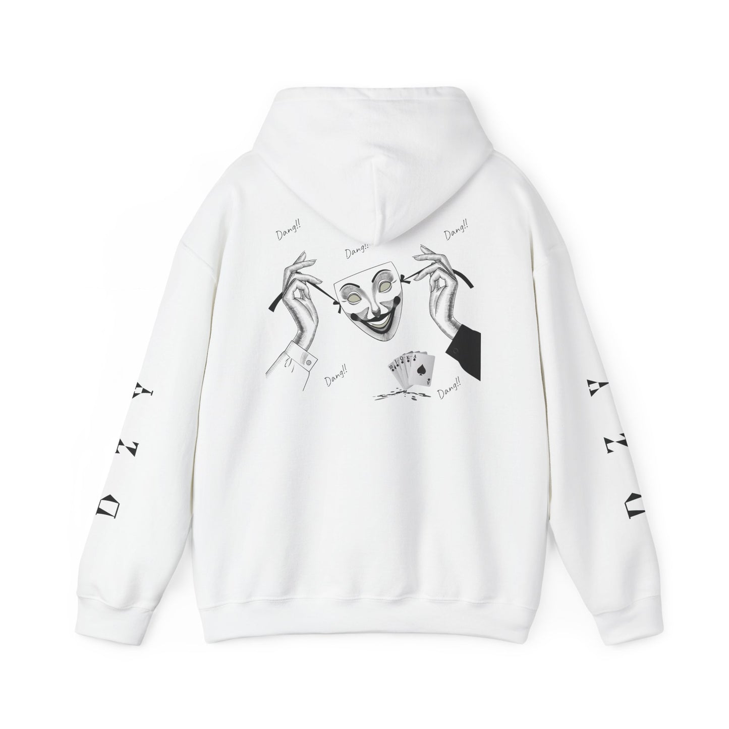 DZY Unisex Heavy Blend Hooded Sweatshirt - Trendy and Playful Design for Everyday Wear